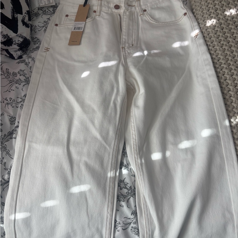 Ksubi High Rise Women Jeans - White